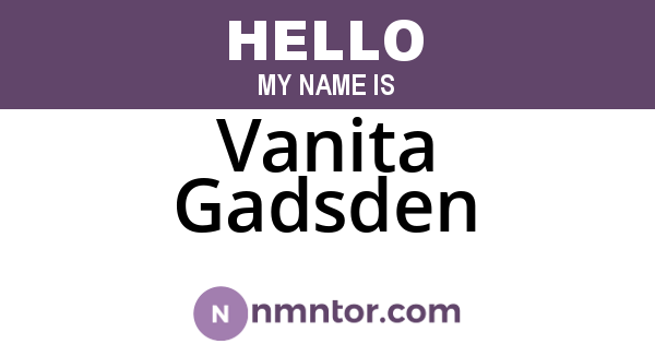 Vanita Gadsden