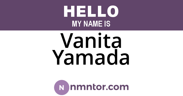 Vanita Yamada