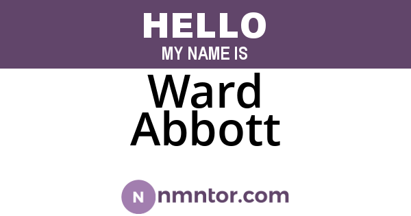 Ward Abbott