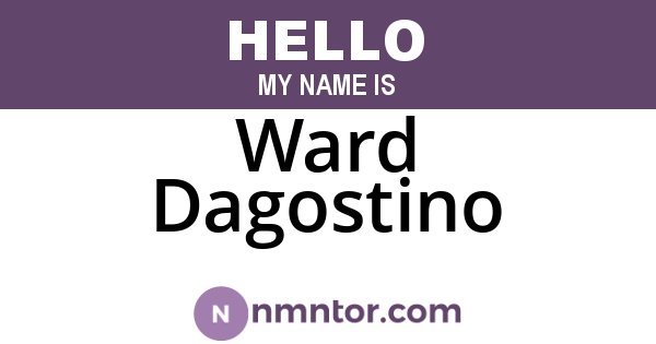 Ward Dagostino
