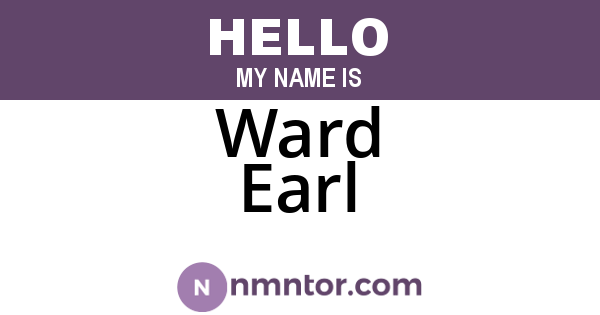 Ward Earl