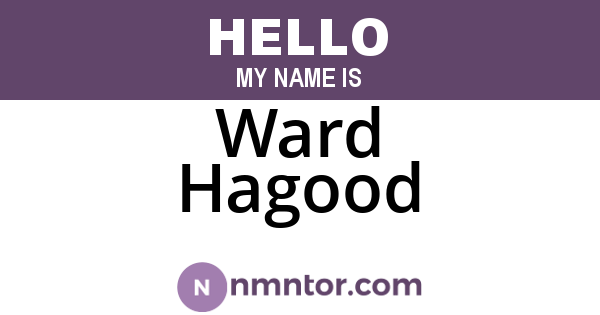 Ward Hagood