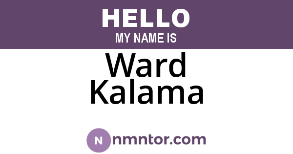 Ward Kalama