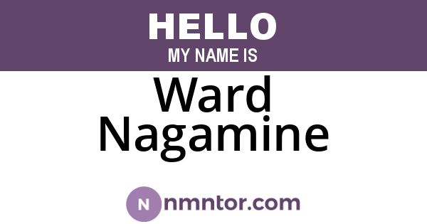 Ward Nagamine