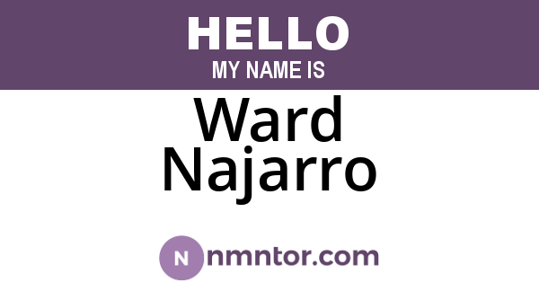 Ward Najarro