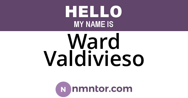 Ward Valdivieso