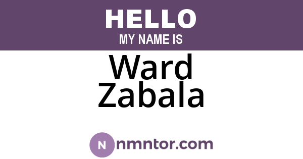 Ward Zabala