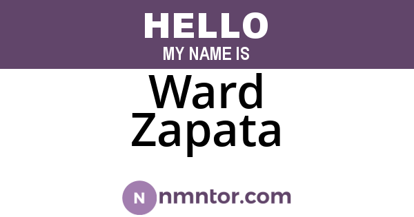 Ward Zapata