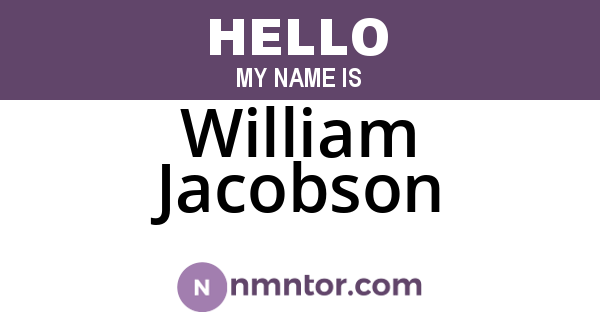 William Jacobson
