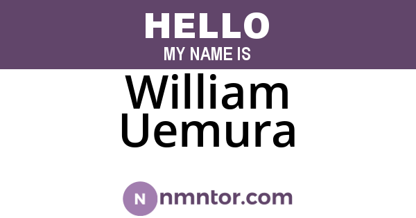 William Uemura