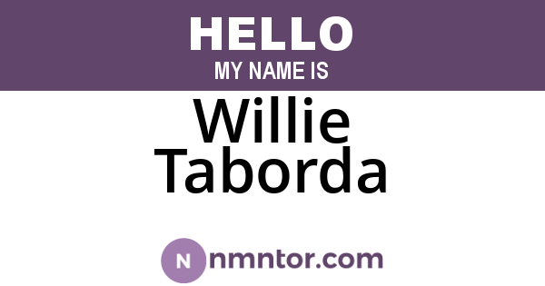 Willie Taborda