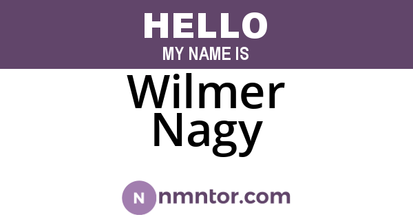 Wilmer Nagy
