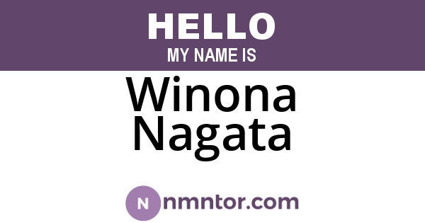 Winona Nagata