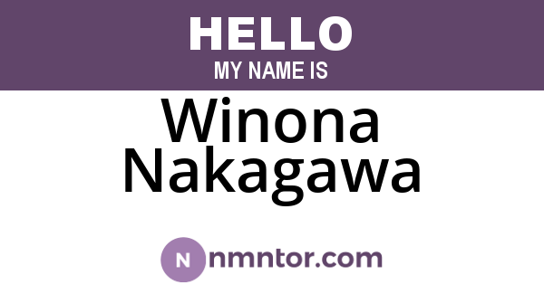 Winona Nakagawa