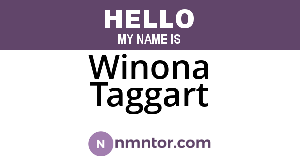 Winona Taggart