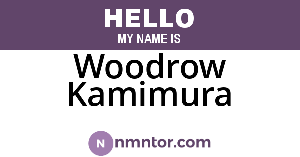 Woodrow Kamimura