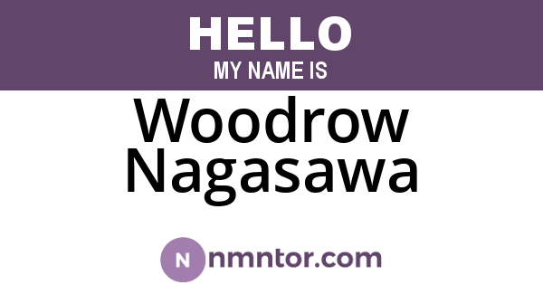 Woodrow Nagasawa