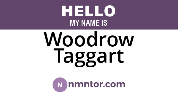 Woodrow Taggart