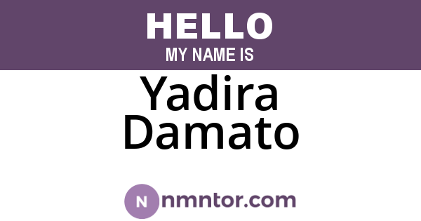 Yadira Damato