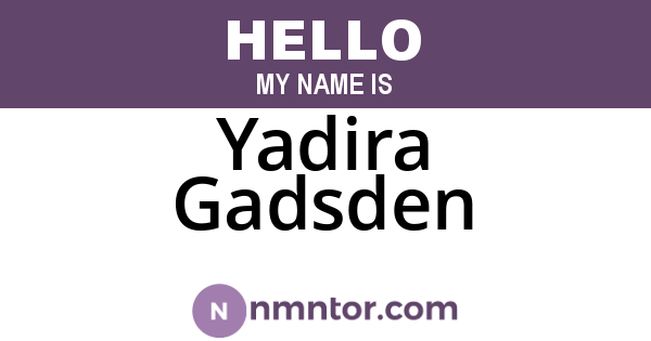 Yadira Gadsden