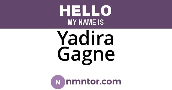 Yadira Gagne