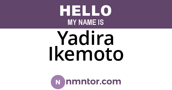 Yadira Ikemoto