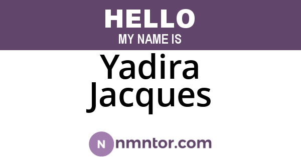 Yadira Jacques