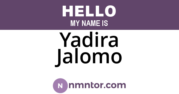 Yadira Jalomo