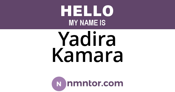 Yadira Kamara