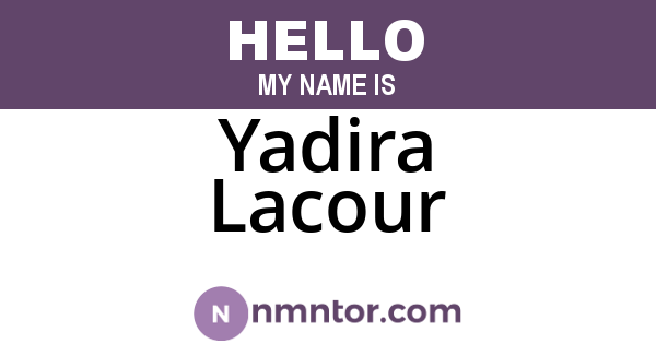 Yadira Lacour