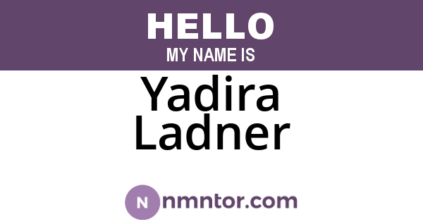 Yadira Ladner