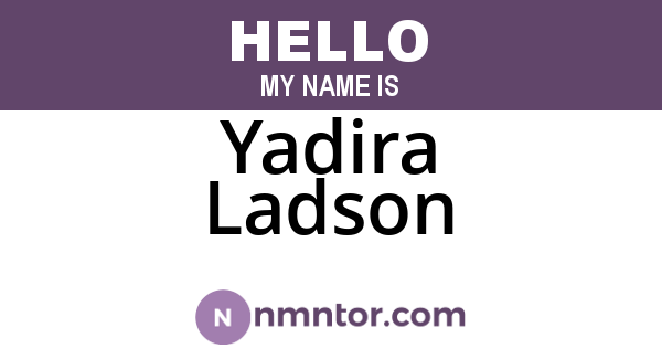 Yadira Ladson