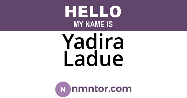 Yadira Ladue