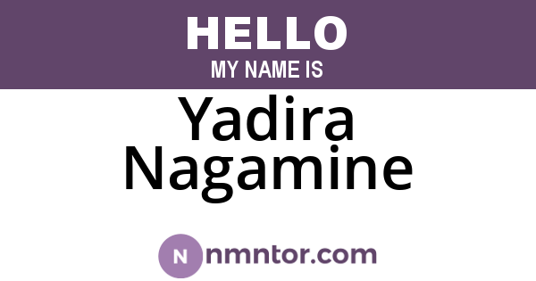 Yadira Nagamine