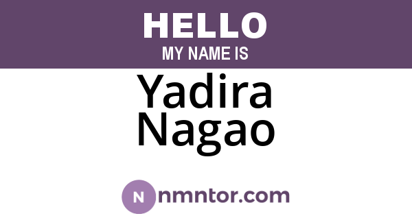 Yadira Nagao