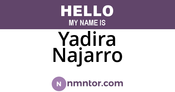 Yadira Najarro