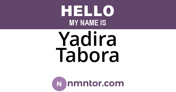 Yadira Tabora
