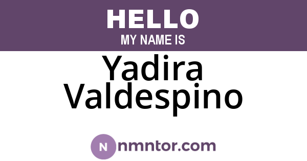 Yadira Valdespino