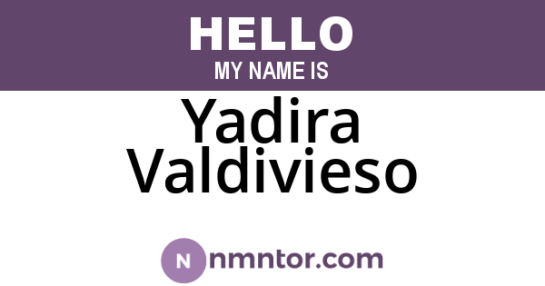 Yadira Valdivieso