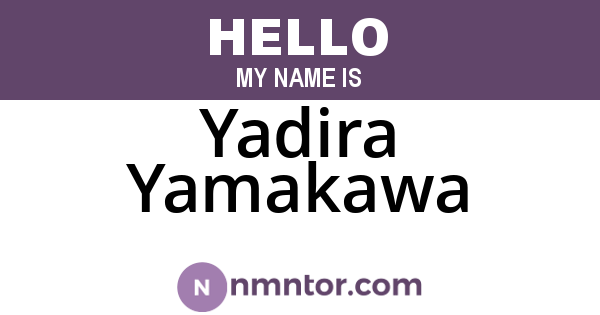Yadira Yamakawa