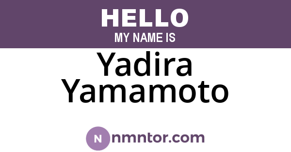 Yadira Yamamoto