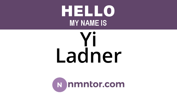 Yi Ladner