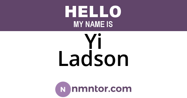 Yi Ladson