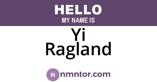 Yi Ragland