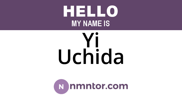 Yi Uchida