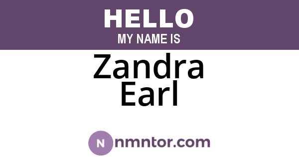 Zandra Earl