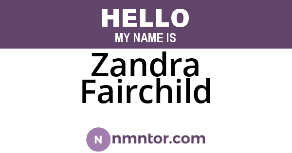 Zandra Fairchild