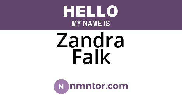 Zandra Falk