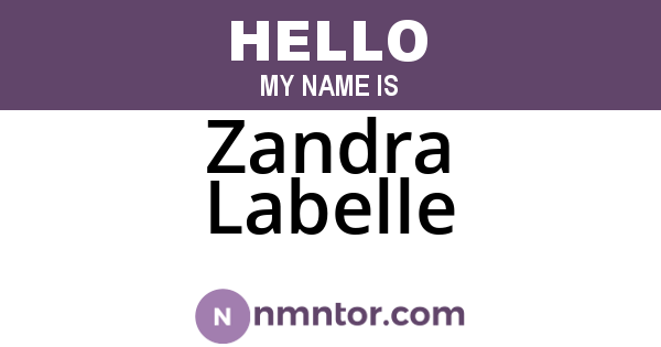 Zandra Labelle