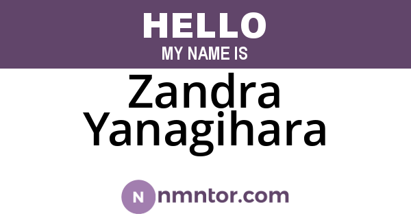 Zandra Yanagihara